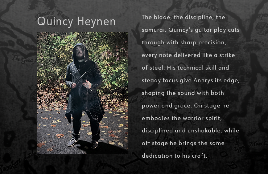 Quincy character card
